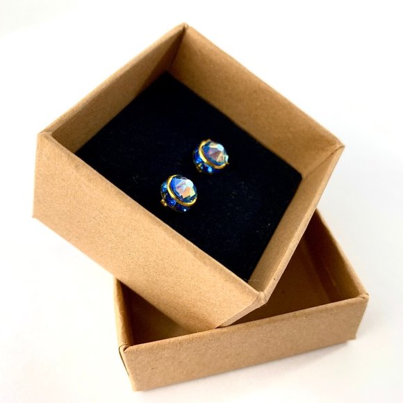 Shimmer light Sapphire Carousel earrings - Picture 1 of 3